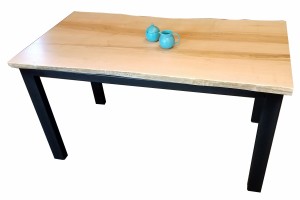 Maple Live Edge Dining Table (1)           